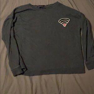 Long sleeved sweatshirt